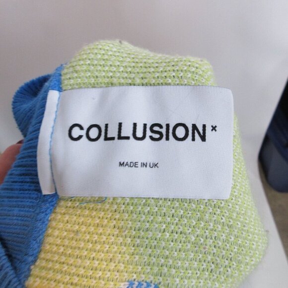 COLLUSION Womens Sweater Vest Landscape Size Small - Picture 2 of 6